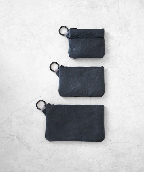 SENTI（センティ） ポーチ SENTI Dyneema(R) Leather W ZIP POUCH / 超
