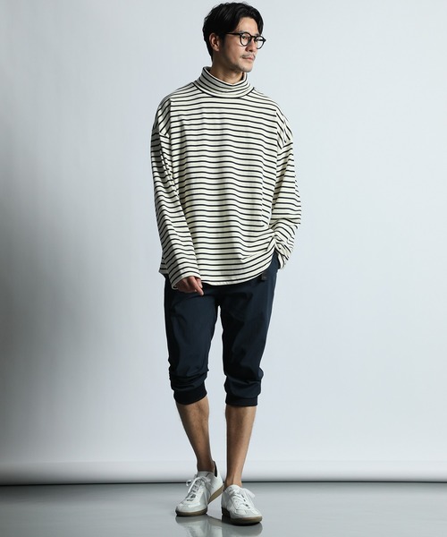 未着用☆ランバンオンブルー☆ボーダー LANVIN en Bleu - LANVIN en Blue ランバンオンブルー ボーダー T