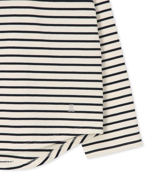 未着用☆ランバンオンブルー☆ボーダー LANVIN en Bleu - LANVIN en Blue ランバンオンブルー ボーダー T
