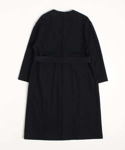 W.（UNITED ARROWS／レディースノーカラーコート）｜コート