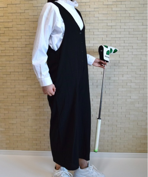 「CELENA BEATS」 オールインワン L ベージュ レディース_画像6