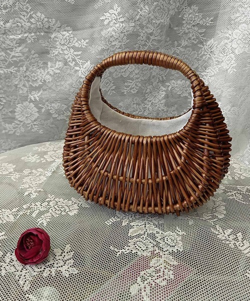 「IRADOWL」 かごバッグ SMALL ブラウン レディース_画像2