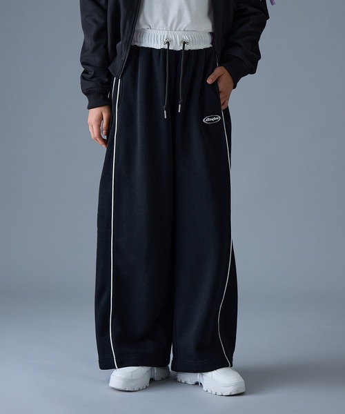 BISKEE パンツ 脇タックフレア裏起毛スウェットパンツ キッズ 子供服