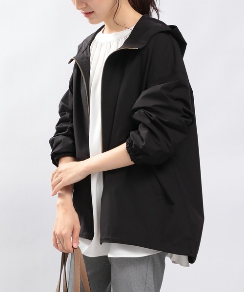 「GLOBAL WORK Smile Seed Store」 ジップアップブルゾン LARGE ライトカーキ レディース_画像4