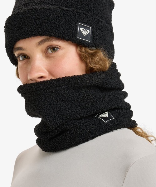 ROXY 上下SET新品試着のみ　超撥水加工済　グローブ　ネックウォーマー付 ROXY（ロキシー） レディース サーフ ネックウォーマー SNUGGLE WUGGLE