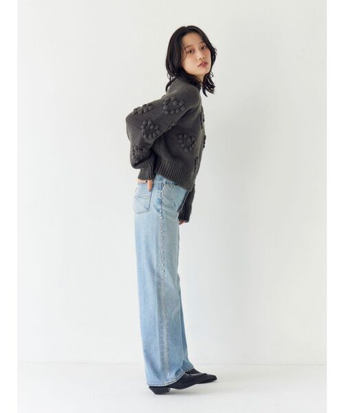 Ungrid（アングリッド） ジーンズ デニム デニムパンツ スタッズルーズ