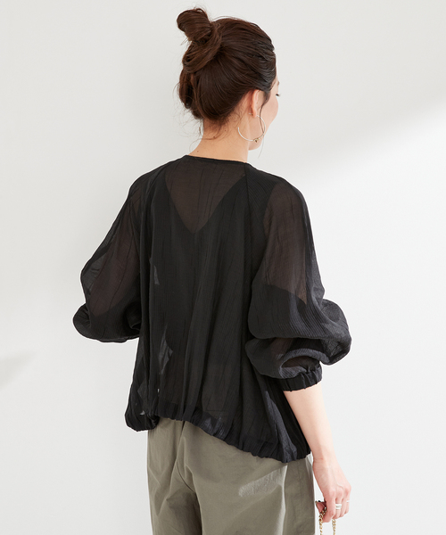 「B.C STOCK」 「Simplicite」ブルゾン FREE カーキ レディース_画像9