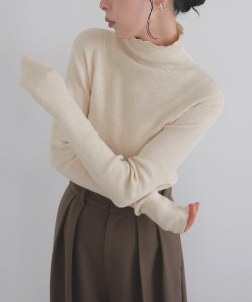 LIAN（リアン） ニット セーター タートルネックリブニットプル