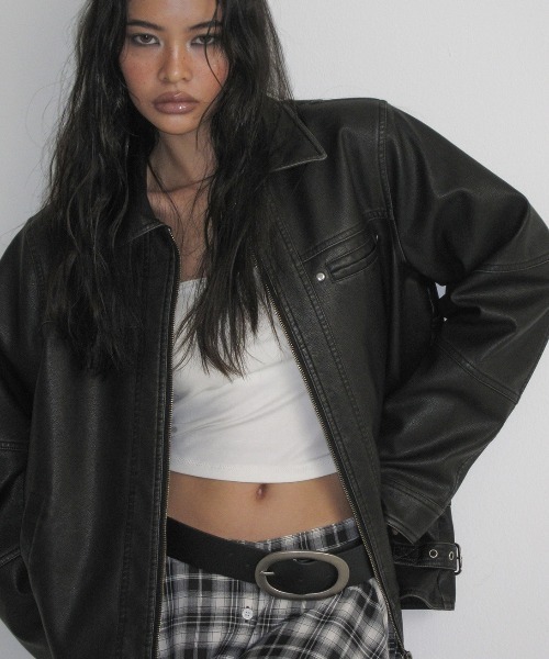 BLACKUP（ブラックアップ） レザージャケット ライダース 「MADE