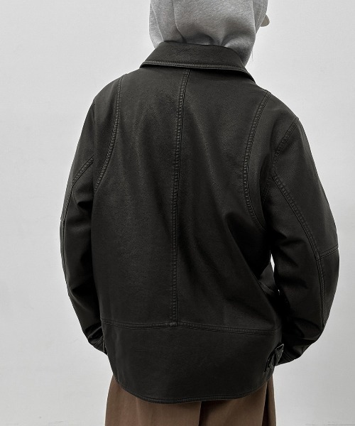 BLACKUP（ブラックアップ） レザージャケット ライダース 「MADE