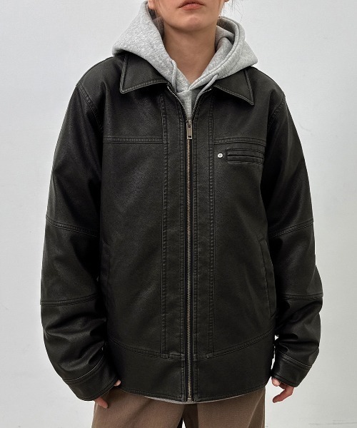 BLACKUP（ブラックアップ） レザージャケット ライダース 「MADE