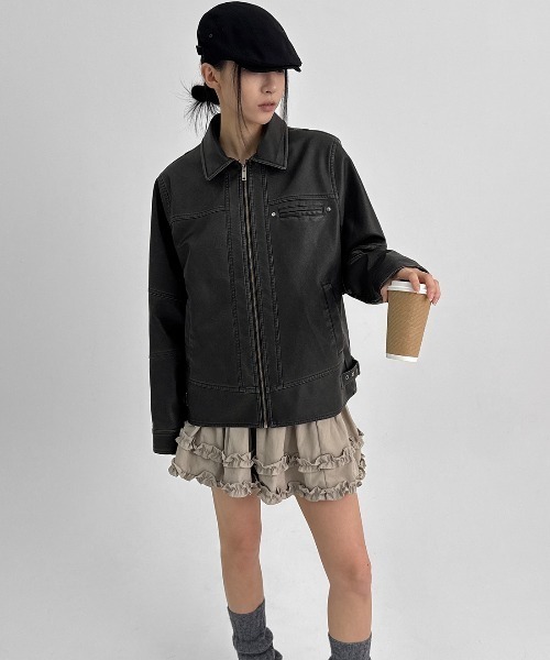 BLACKUP（ブラックアップ） レザージャケット ライダース 「MADE