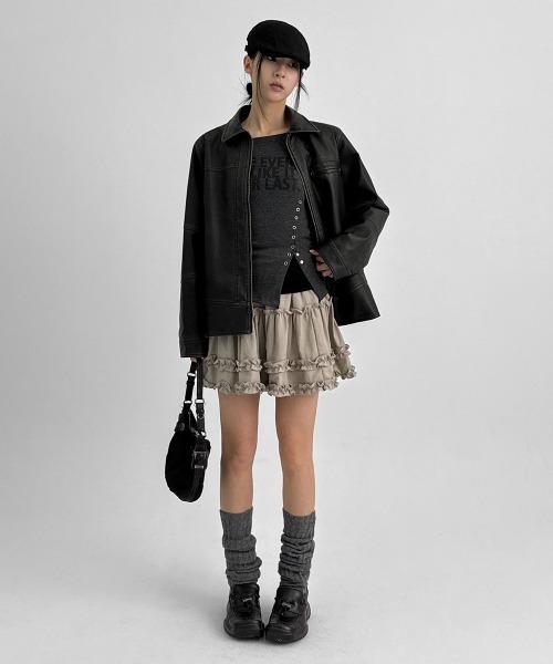 BLACKUP（ブラックアップ） レザージャケット ライダース 「MADE