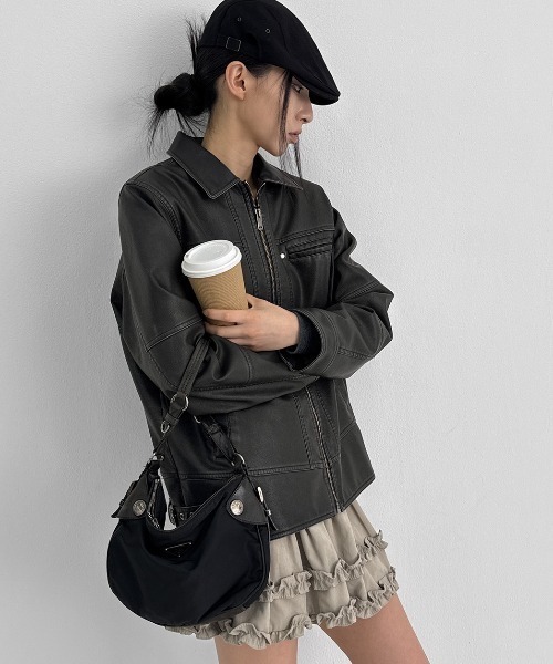 BLACKUP（ブラックアップ） レザージャケット ライダース 「MADE