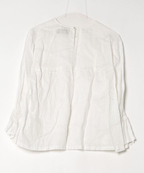 「liflattie ships」 長袖ブラウス MEDIUM ホワイト レディース_画像2