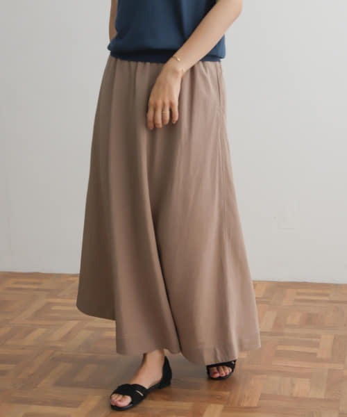 「URBAN RESEARCH DOORS」 フレアスカート MEDIUM ネイビー レディース_画像6