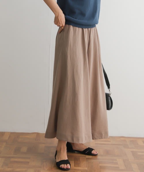 「URBAN RESEARCH DOORS」 フレアスカート MEDIUM ネイビー レディース_画像8