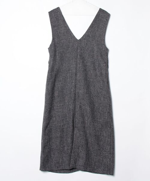 ジャンパースカート 「WEB限定」ツイードネックジャンスカFURRY