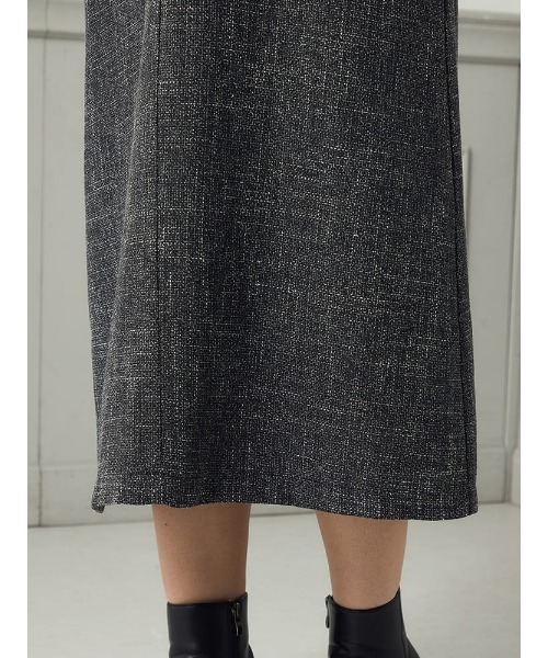 ジャンパースカート 「WEB限定」ツイードネックジャンスカFURRY