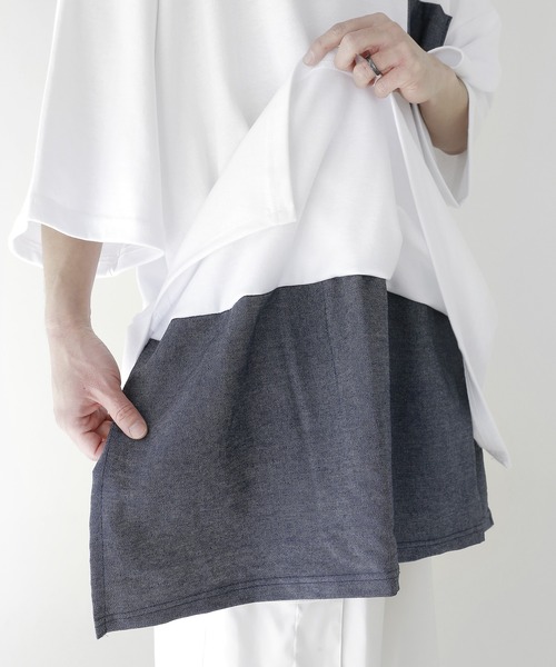 「minsobi」 半袖Tシャツ FREE ホワイト メンズ_画像4