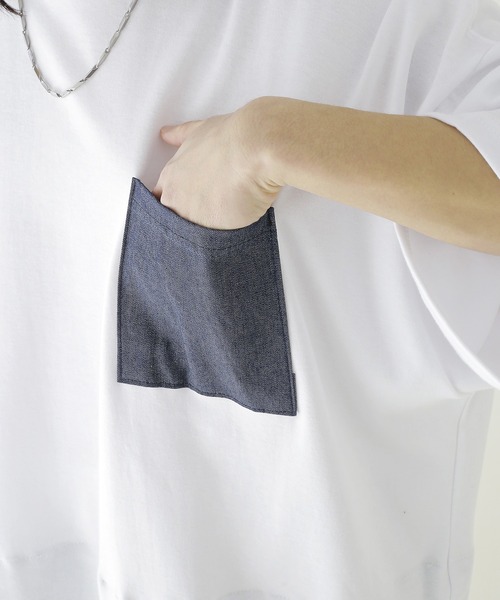 「minsobi」 半袖Tシャツ FREE ホワイト メンズ_画像6