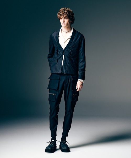 glamb（グラム） カーゴパンツ Rib Cargo Pants / リブカーゴパンツ