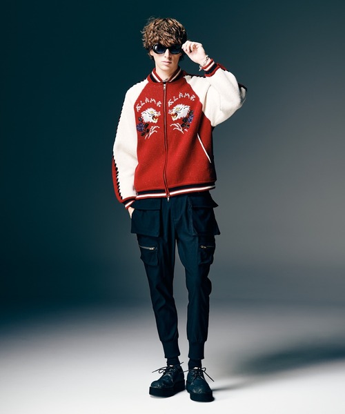glamb（グラム） カーゴパンツ Rib Cargo Pants / リブカーゴパンツ
