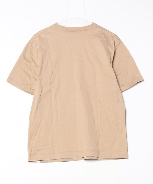 「and wander」 半袖Tシャツ 2 ベージュ メンズ_画像2