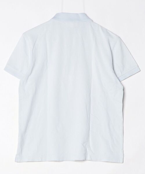 「LACOSTE」 半袖ポロシャツ S ブルー メンズ_画像2