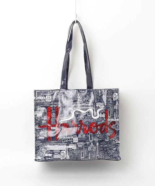 Harrods（ハロッズ） トートバッグ - ネイビー レディース : ZOZOTOWN