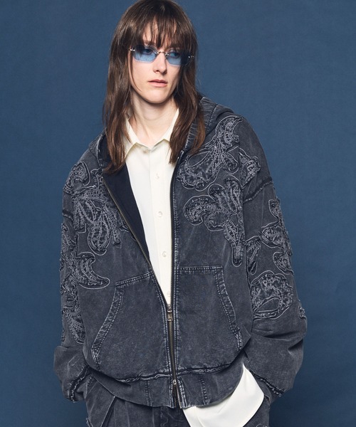 MAISON SPECIAL（メゾンスペシャル） パーカー 「UNISEX」Flower