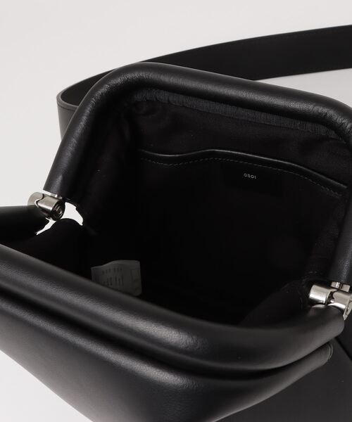 osoi ブラック ショルダーバッグ 鍵付き Osoi ショルダーバッグ 黒 osoi ブラック ショルダーバッグ 鍵付き