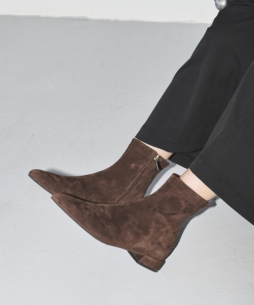 「GRISE」 ショートブーツ MEDIUM ウッド レディース_画像4