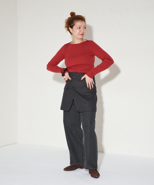 「GRISE」 ショートブーツ MEDIUM ウッド レディース_画像6