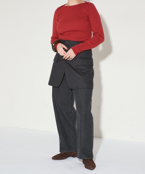 「GRISE」 ショートブーツ MEDIUM ウッド レディース_画像7