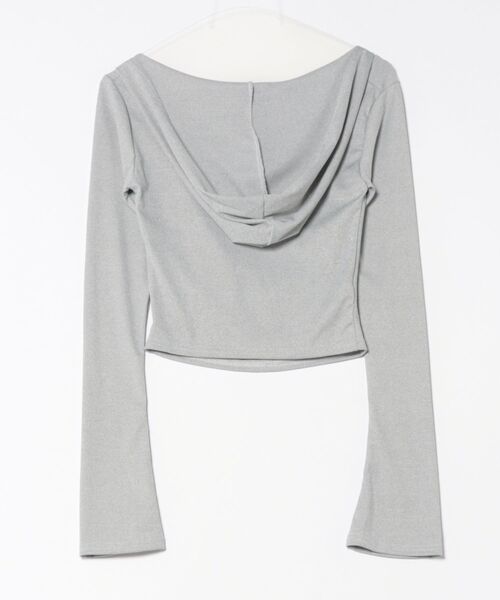 「almo」 長袖カットソー MEDIUM グレー レディース_画像2