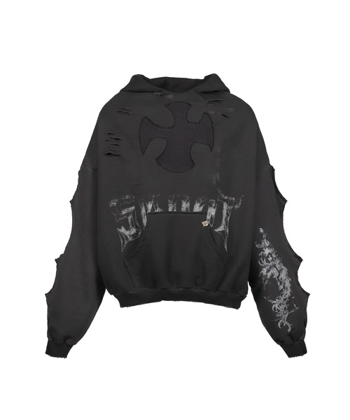 skoot ファー付き黒パーカー SKOOT（スクート） パーカー FUR HOODIE メンズ レディース : ZOZOTOWN