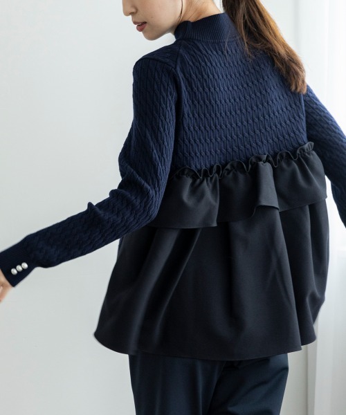 「Sono」 長袖ニット F ピンク レディース_画像3
