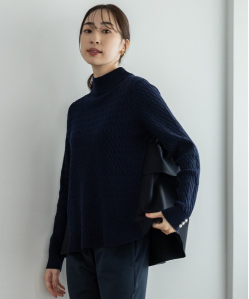 「Sono」 長袖ニット F ピンク レディース_画像6