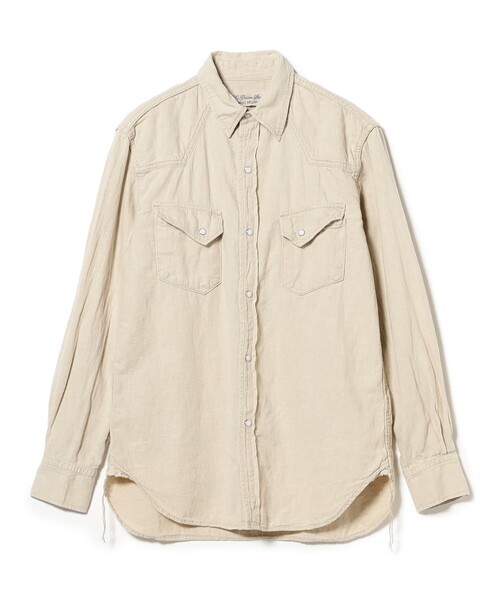 シャツ 「別注」REMI RELIEF / Cotton Linen Western Shirt Classic Fit メンズの画像