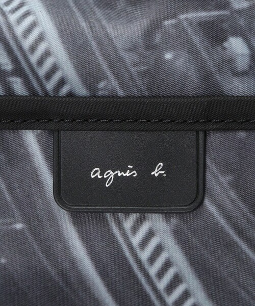 agnes b.（アニエスベー） ボストンバッグ フォトプリント 2way ラージ