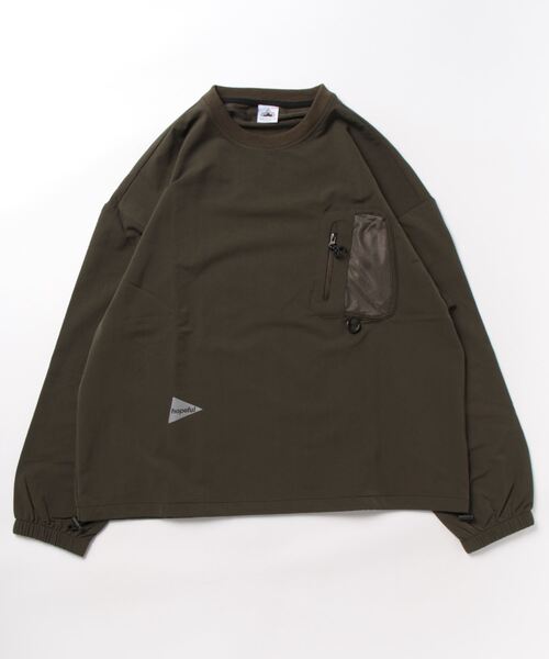 「aimoha」 長袖カットソー MEDIUM ネイビー レディース_画像3