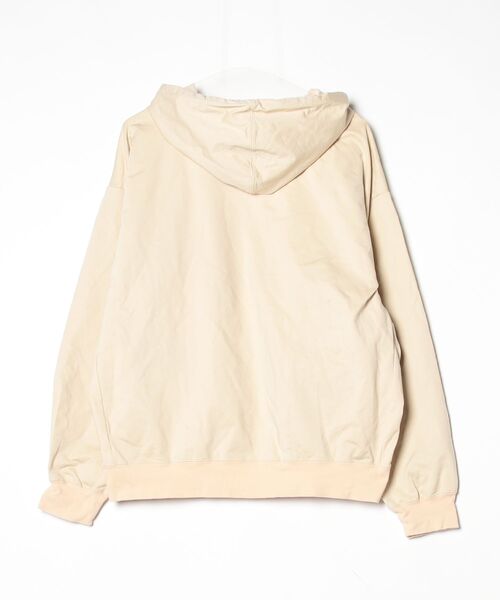 「BEAMS HEART」 プルオーバーパーカー L ベージュ レディース_画像2