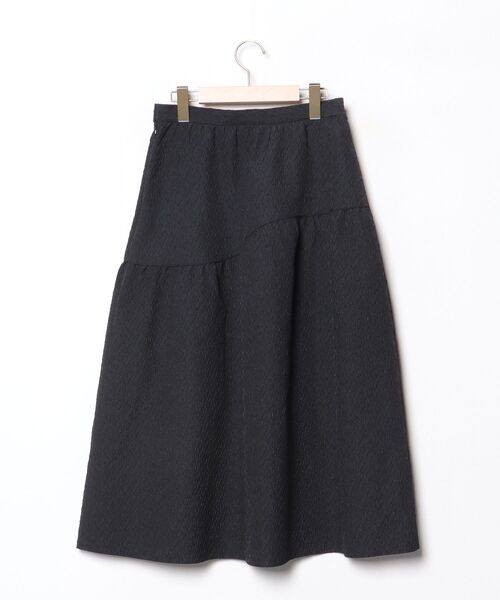「UNITED ARROWS」 フレアスカート 38 ブラック レディースの画像