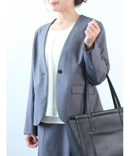 「MB mint breeze」 長袖シャツ M ライトグレー レディース_画像6