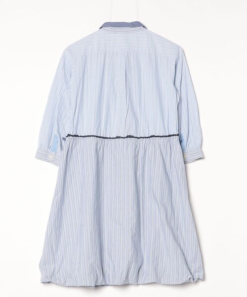BURBERRY ストライプ柄 七分袖ワンピース 152cm TORI-TO（トリト 