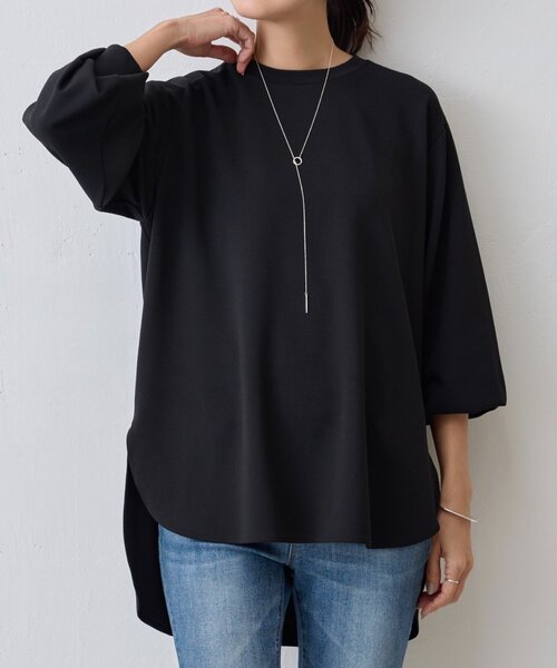 BEARDSLEY 黒の長袖シャツ 新品 BEARDSLEY（ビアズリー） 長袖ブラウス 0 ブラック レディース
