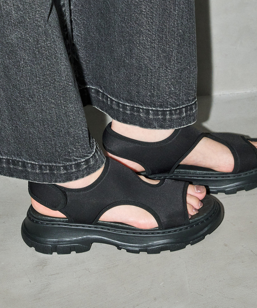 MOHI（モヒ） サンダル asymmetry UT サンダル レディース : ZOZOTOWN