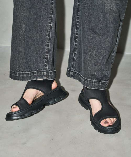 MOHI（モヒ） サンダル asymmetry UT サンダル レディース : ZOZOTOWN