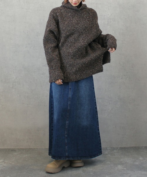 「SELECT LEVERY」 デニムスカート SMALL ブルー レディース_画像4